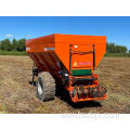 Large dry wet manure spreader